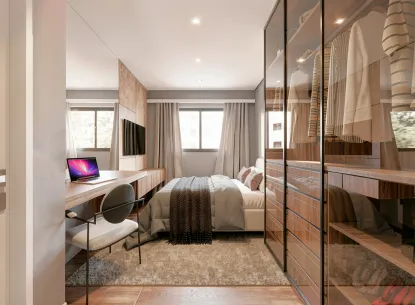 Apartamento 2 quartos sendo 1 suíte em Itajaí