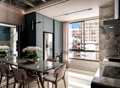 Apartamento 3 quartos sendo 1 suíte em Itapema