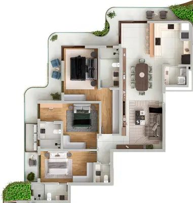 planta Tipo 3004 B