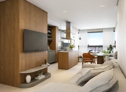 Apartamento 2 quartos sendo 2 suítes em Itajaí
