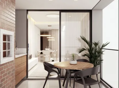 Apartamento 3 quartos sendo 2 suítes em Navegantes