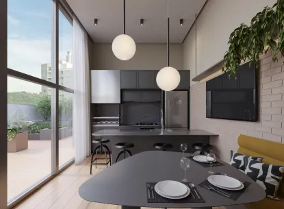 Apartamento 2 quartos sendo 2 suítes em Itajaí